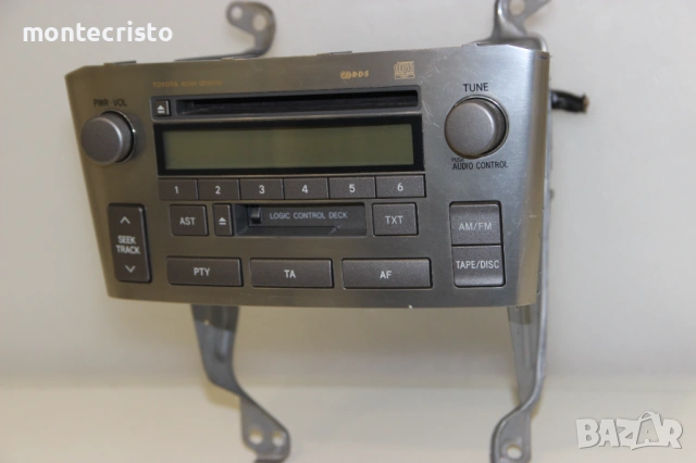 Radio CD Toyota Avensis T25 T250 (2003-2009г.) 86120-05081 / 8612005081 касетофон Тойота Авенсис, снимка 3 - Аксесоари и консумативи - 54500904