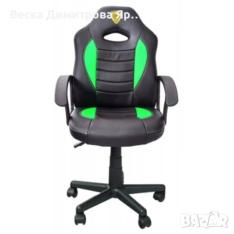 Детски геймърски офис стол – Спортен дизайн, ергономичен и регулируем, снимка 8 - Столове - 53959253