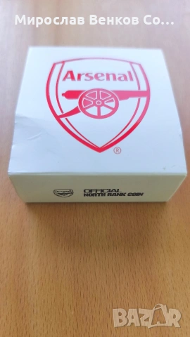 Лимитирана официална монета Arsenal F.C. – North Bank Stand (Сертификат, №1765/1993) , снимка 5 - Фен артикули - 55087568