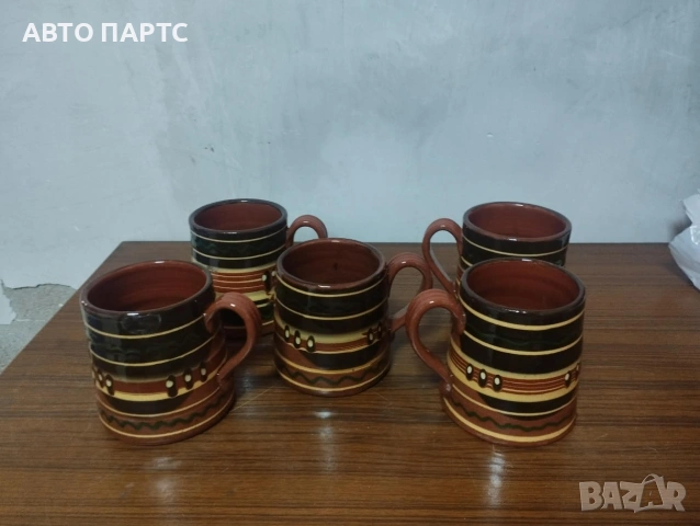  Български Традиционни Керамични Халби За Вино и Бира., снимка 2 - Чаши - 54972683