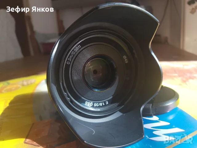 Sony 35mm /F-1,8 OSS E-mount , снимка 10 - Обективи и филтри - 55670365
