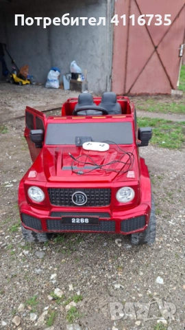 Детски акумулаторен  джип  двуместен , снимка 4 - Детски велосипеди, триколки и коли - 54068425