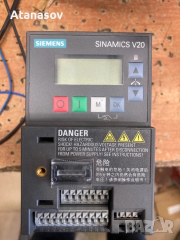 Честотен регулатор(инвертор) Siemens 0.37кW/220в