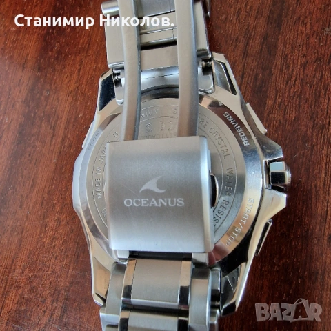 Мъжки използван часовник Casio Oceanus OCW-G2000-1AJF GPS,Bluetooth,Sapphire Cristal., снимка 7 - Мъжки - 54198550