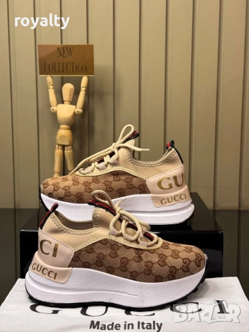 Gucci Нови Дамски Маратонки [36-40 Номер] с Кутия 
