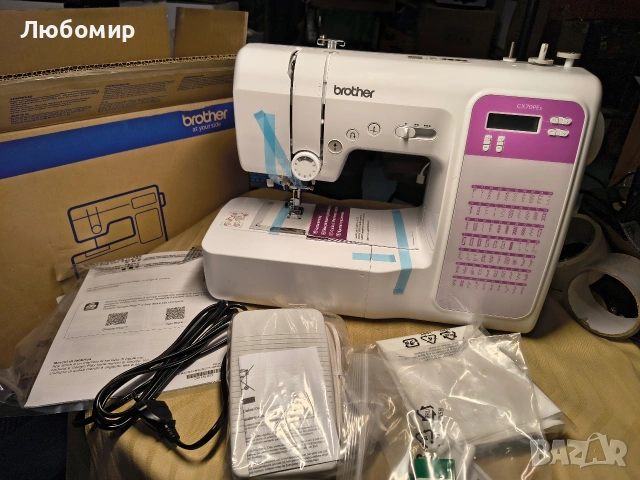 Електронна шевна машина Brother CX70PES със 70 шева (нов модел) , снимка 4 - Шевни машини - 54121210