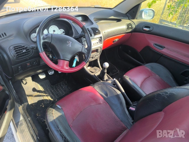 Peugeot 206cc 1.6 109к.с., снимка 5 - Автомобили и джипове - 55127345