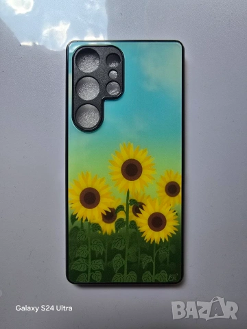 Калъфи за Samsung S25 Ultra със стъклен гръб и авторски дигитални рисунки