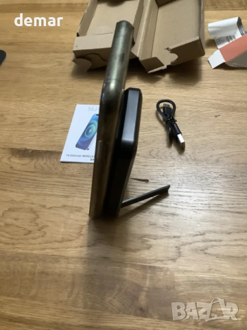 SilverLabel 10 000mAh безжична магнитна външна батерия, снимка 5 - Външни батерии - 54448014