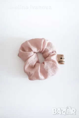 Скрънчи "Rose Satin" , снимка 2 - Аксесоари за коса - 55654230
