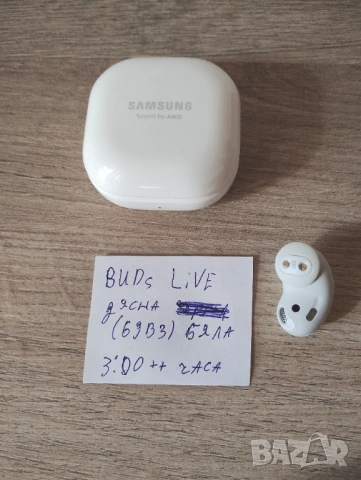 Samsung Galaxy Live SM-R180 зарядна кутия и лява слушалка, снимка 4 - Bluetooth слушалки - 54683963