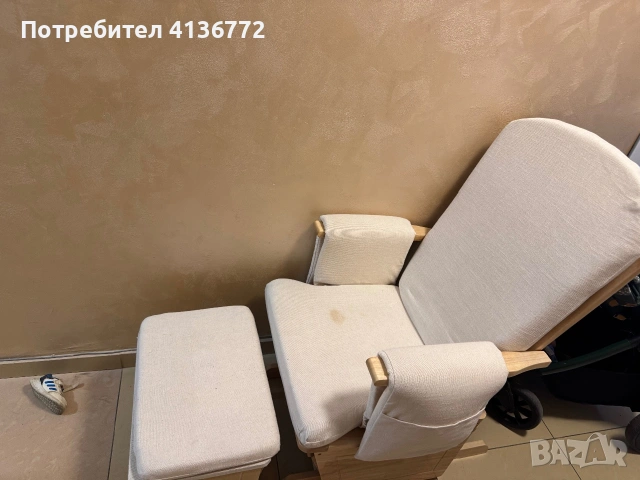 Стол за кърмене с табуретка, снимка 6 - Столове - 55243289