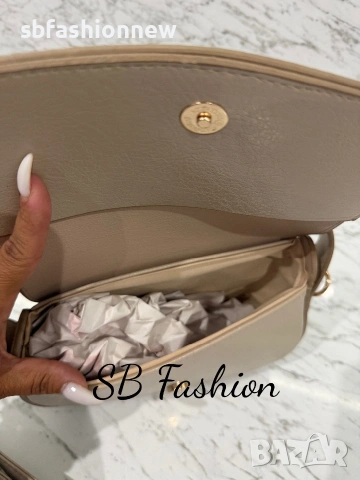 Ysl дамска чанта, черна, бежова и бялА, снимка 9 - Чанти - 55040097