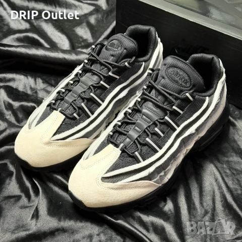 !ЛИМИТИРАНИ! Nike Air Max 95 | C*mme Des Garcons 'Grey' | + КУТИЯ, снимка 3 - Маратонки - 54167497