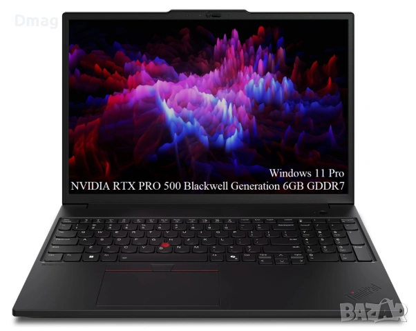16" ThinkPad P16s/ Intel Ultra 7 255H /32GB /RTX PRO 500 6GB/Win11Pro