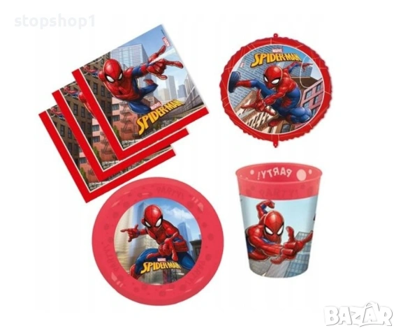 Spider Man Marvel сет за рожден ден 36 части , снимка 2 - Други - 54823226