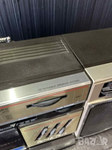 SHARP WF-339Z(G) gold edition VINTAGE RETRO BOOMBOX Ghetto Blaster радио касетофон, снимка 6 - Радиокасетофони, транзистори - 54016395
