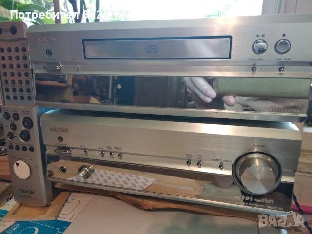 DENON DRA 201 SA ;DCD 201 SA. Стерео усилвател, радио, диск плеър и дистанционно
