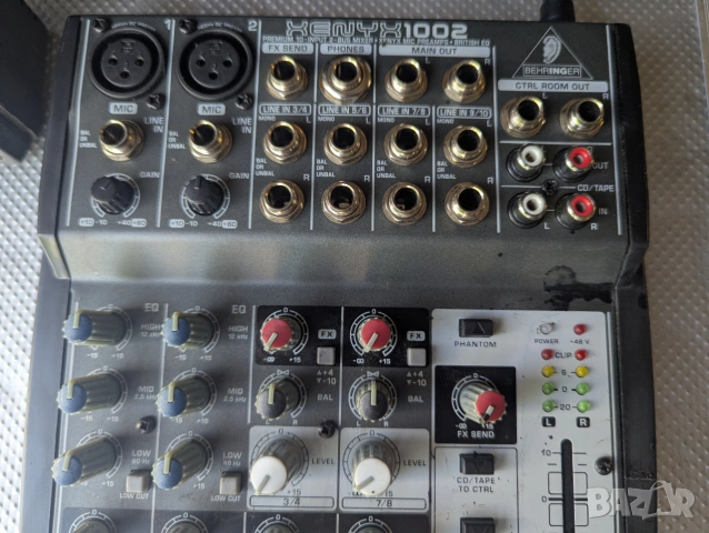 Behringer Xenyx 1002 смесителен пулт, снимка 3 - Други - 47340549