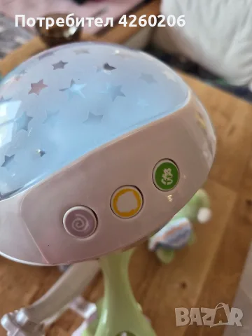 Музикална въртележка и проектор Fisher-Price 3 в 1, снимка 2 - Други - 55662506
