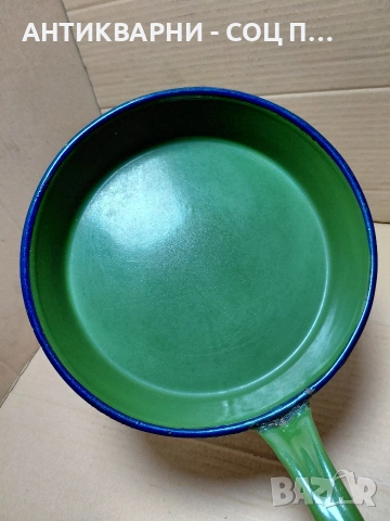 Соц Стар Емалиран Тиган. НОМЕР 342., снимка 9 - Антикварни и старинни предмети - 54101790
