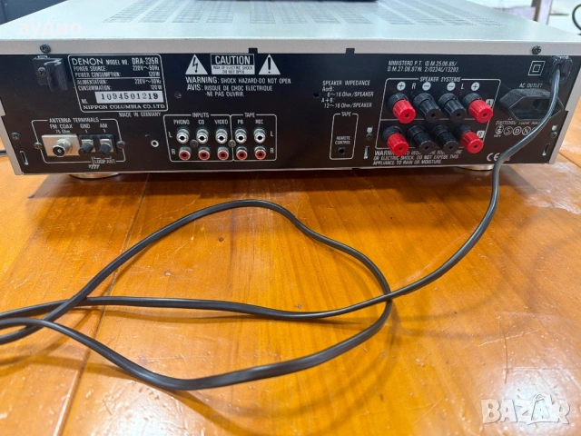 DENON DRA-335R, снимка 5 - Ресийвъри, усилватели, смесителни пултове - 54014688