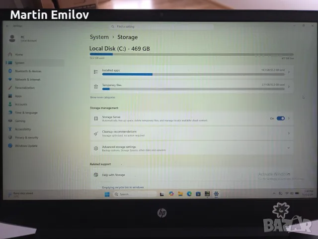 HP pavilion gaming 15, снимка 6 - Лаптопи за игри - 55430155