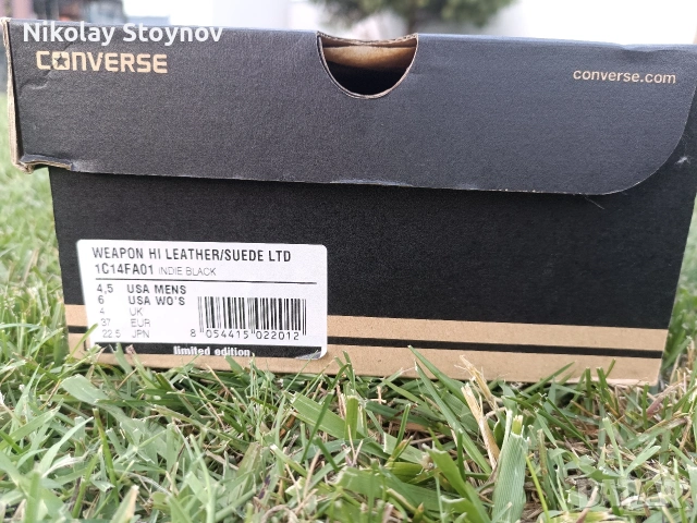Converse Конверс 37 номер лимитирана серия 100% оригинални чисто нови, снимка 3 - Кецове - 55003139