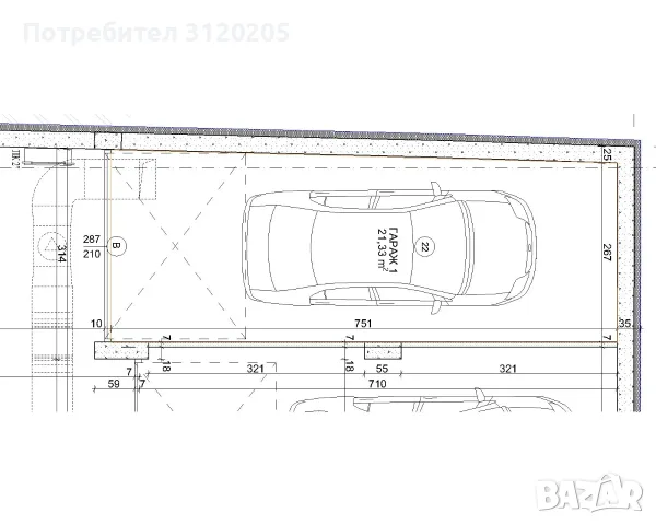 ПРОДАВА ГАРАЖ, ПАРКОМЯСТО, гр. Варна, Колхозен пазар, снимка 4 - Гаражи и паркоместа - 55571132