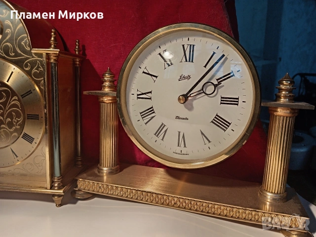 Три германски настолни часовници, снимка 3 - Антикварни и старинни предмети - 55234019