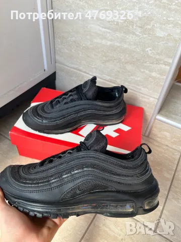 Nike Air Max 97 Triple Black – Оригинални, 41 номер, снимка 5 - Маратонки - 55529668