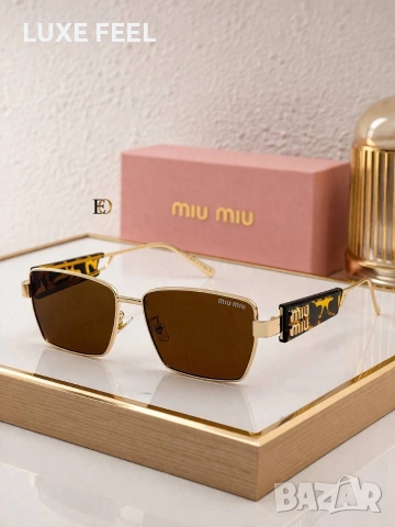 MIU MIU ✨Дамски Слънчеви Очила , снимка 6 - Слънчеви и диоптрични очила - 54220074