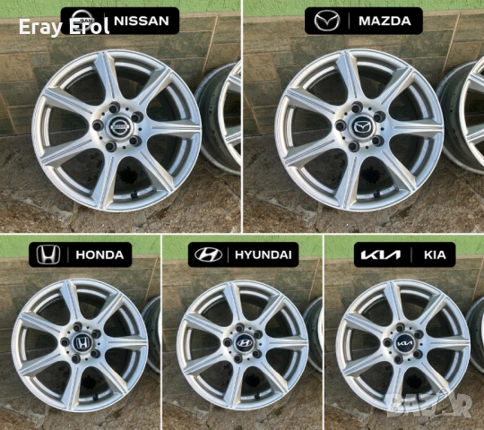 16 джанти 5x114.3 Toyota Verso Auris Corolla Avensis RAV4 5х114.3 Тойота Версо Корола Аурис, снимка 8 - Гуми и джанти - 54733428