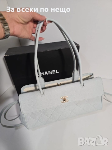 Chanel 26S Baguette Дамска Бяла Чанта Код Brand Luxury Fashion, снимка 5 - Чанти - 54952960