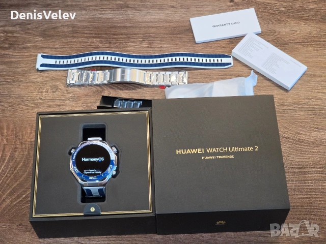 HUAWEI Watch Ultimate 2 LTE Blue + Titanium bracelet