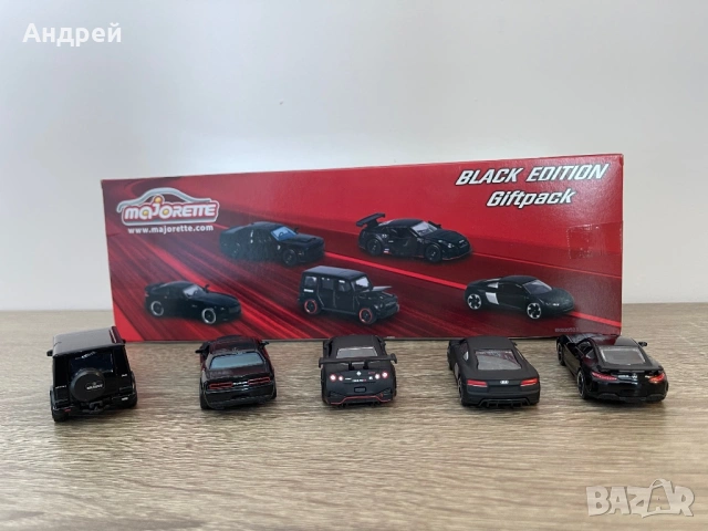 Majorette Gift Pack Black Edition , снимка 6 - Коли, камиони, мотори, писти - 54820662