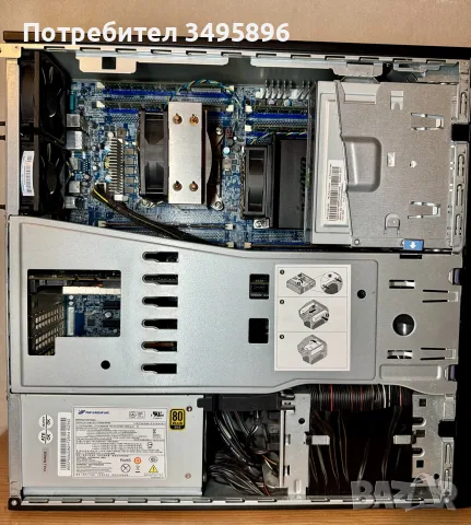 Lenovo Workstation C30 - 12 Ядра / 32GB RAM / SSD+HDD - Идеален за VM, Работа и Игри!, снимка 5 - Работни компютри - 55683191