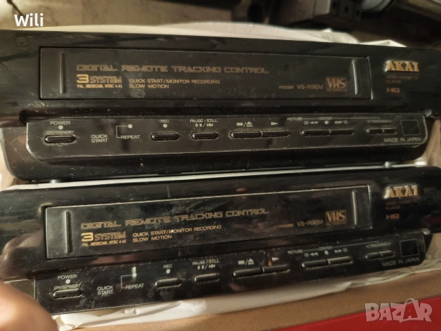 AKAI VS R9EM VHS Video recorder, снимка 3 - Плейъри, домашно кино, прожектори - 55079091