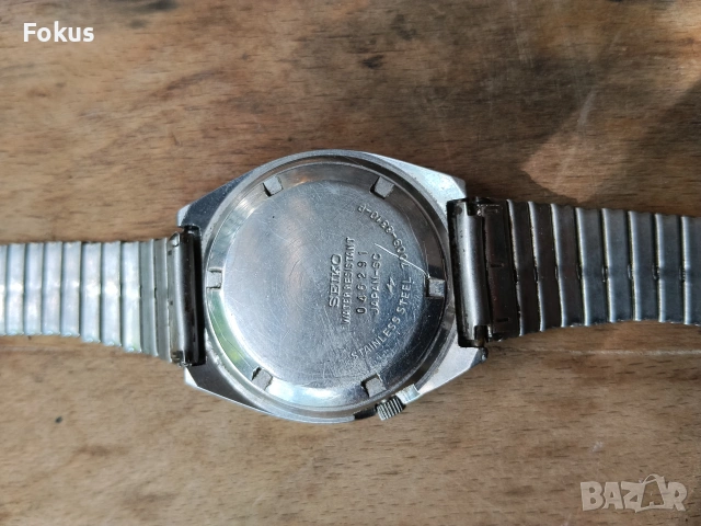 Мъжки ръчен часовник Сейко автомат - Seiko - оригинал, снимка 3 - Антикварни и старинни предмети - 55267303