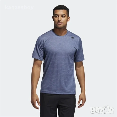 adidas Freelift Tech Fitted Striped - страхотна мъжка тениска Л