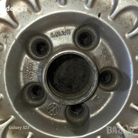 Джанти за VW Bora 16", 5х100, снимка 2 - Гуми и джанти - 54461696
