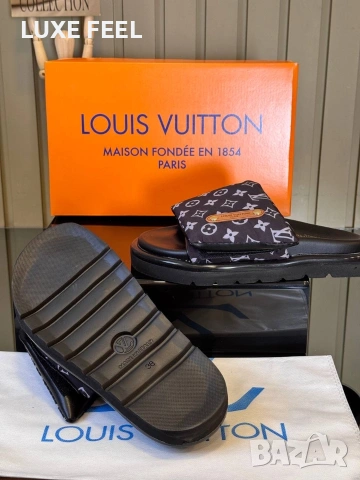 Louis Vuitton - 36-41⚜️Дамски Чехли , снимка 4 - Чехли - 54593789