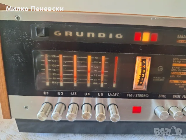 GRUNDIG RT 200 HI FI VINTAGE STEREO TUNER.BAUYAHRE 1971/72.NEUE PREIS-900 DM.FM 87,5-108 MHZ., снимка 3 - Ресийвъри, усилватели, смесителни пултове - 55493038