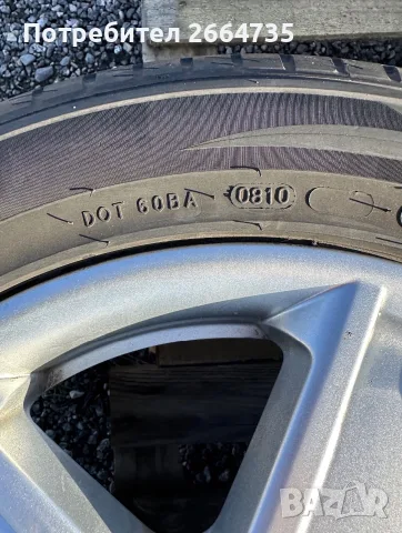 Лети джанти Volkswagen 5х112 с гуми 215/55/16, снимка 4 - Гуми и джанти - 55672551