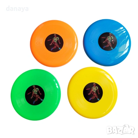 6550 Летяща играчка фризби диск за хвърляне, 25 см, снимка 3 - Други игри - 54050115