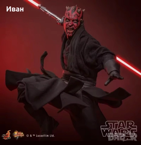 Hot Toys Star Wars DX17 Darth Maul with Sith Speeder Deluxe Version 1/6 — нов, зачечатан, снимка 3 - Колекции - 54802269