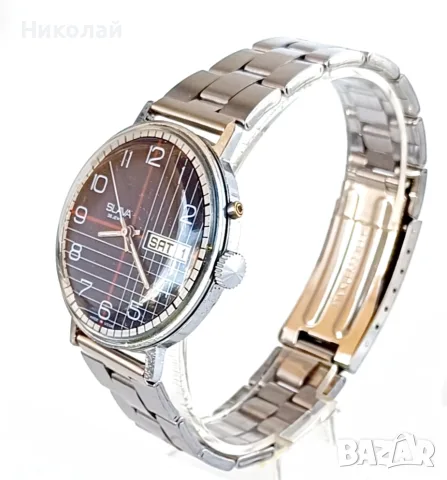 Slava Слава cal. 2428 26j - мъжки механичен часовник с ръчно навиване, снимка 4 - Мъжки - 55561464