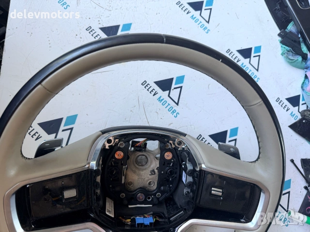 n8a2-3f563-bc8 кожен, мултифункционален волан от Land Rover Range Rover Velar (L560) 3.0 D, снимка 3 - Части - 55154633