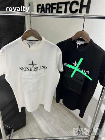 Stone Island Нови Мъжки Тениски Два Цвята 