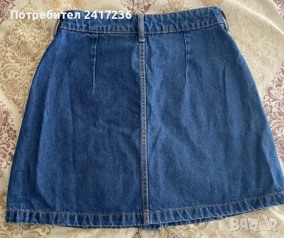 Дънкова пола H&M – S, много добро състояние, снимка 2 - Поли - 55510254